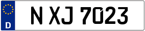Truck License Plate